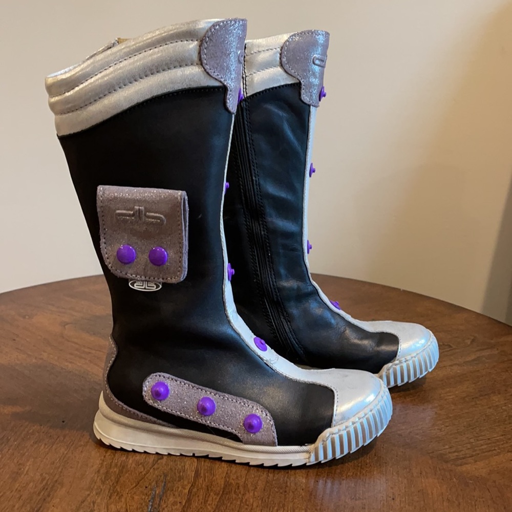 Daph Daph Leather Boots for Girls